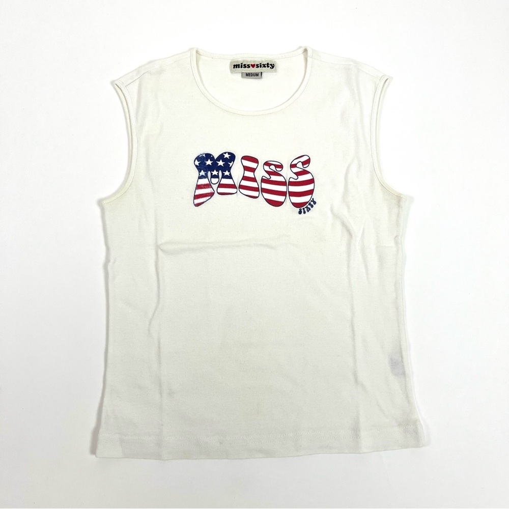 Vintage Miss Sixty America Logo Top
